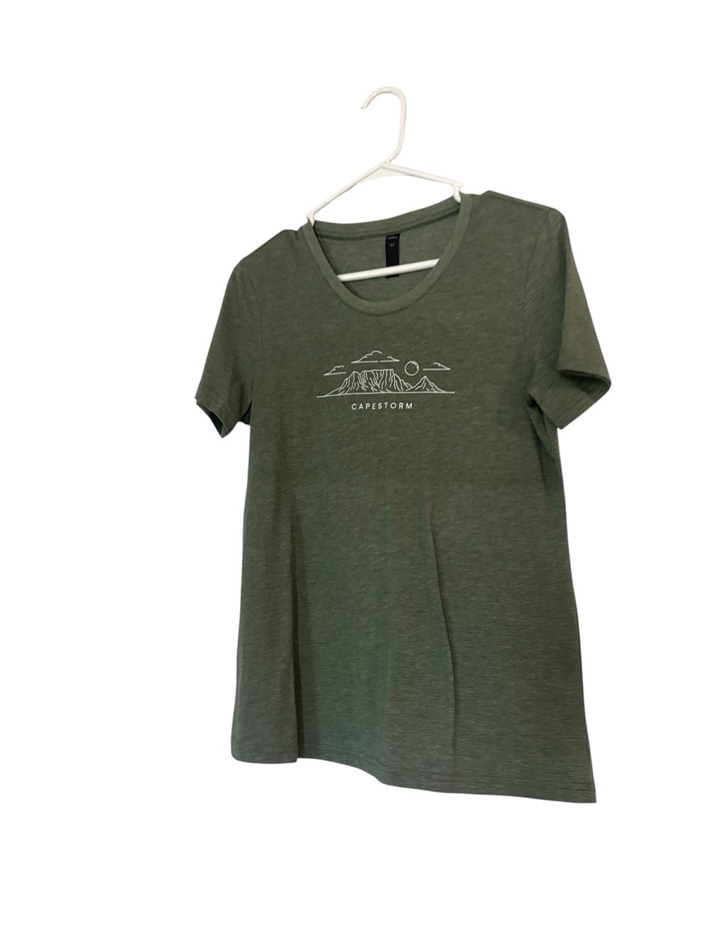 Storm Olive Green Short Sleeve Graphic Tee